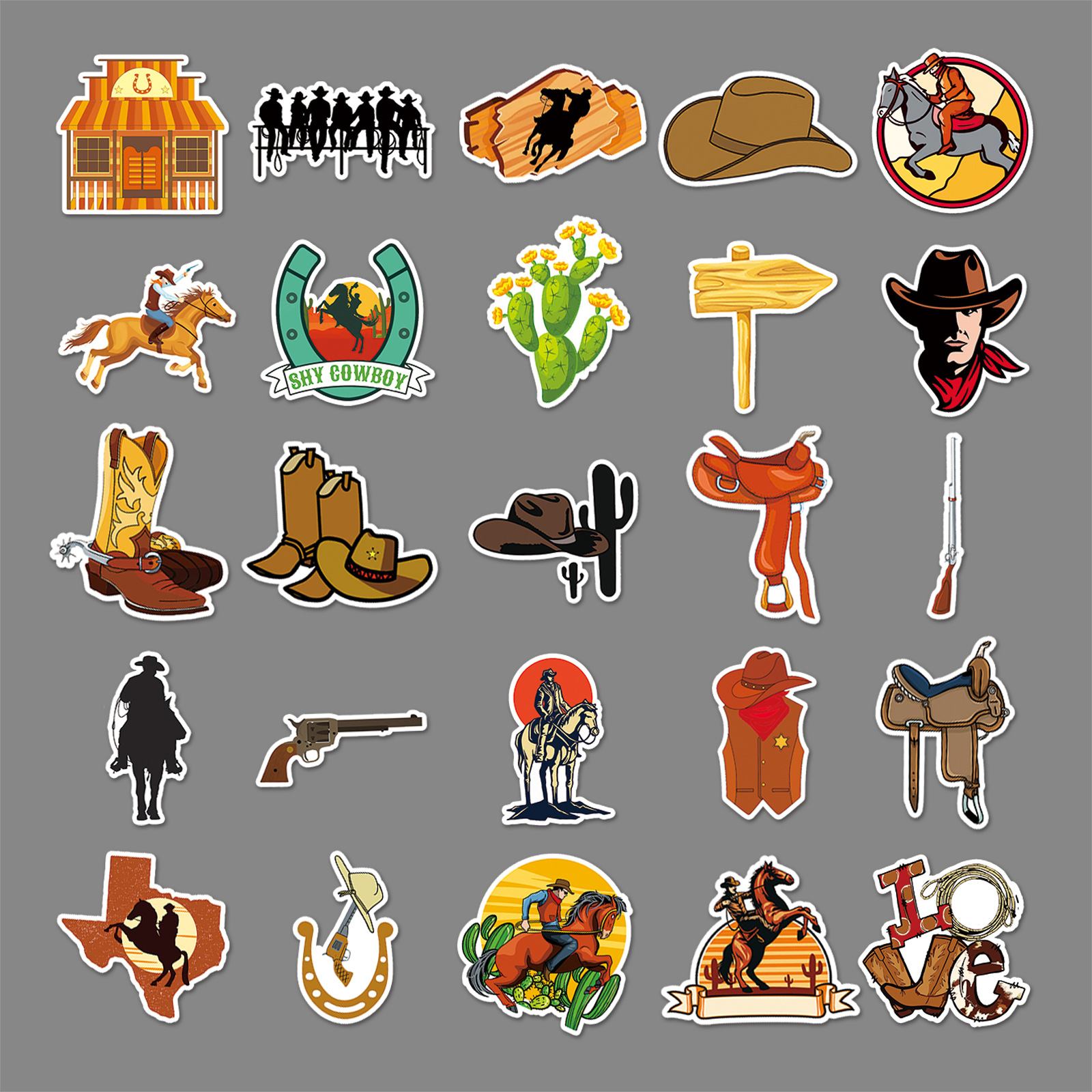 2024 Western Cowboybay Sticker Pack