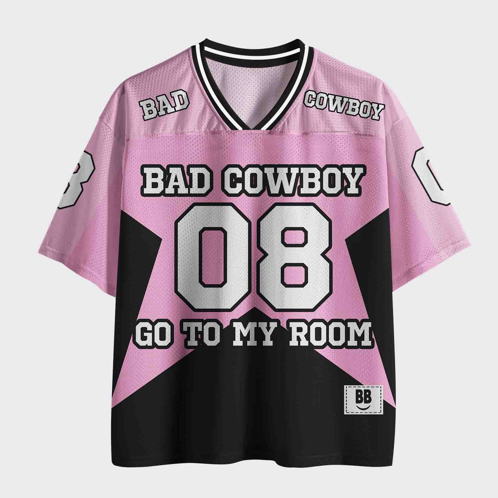 Personalized Bad Cowboy Mesh Jersey