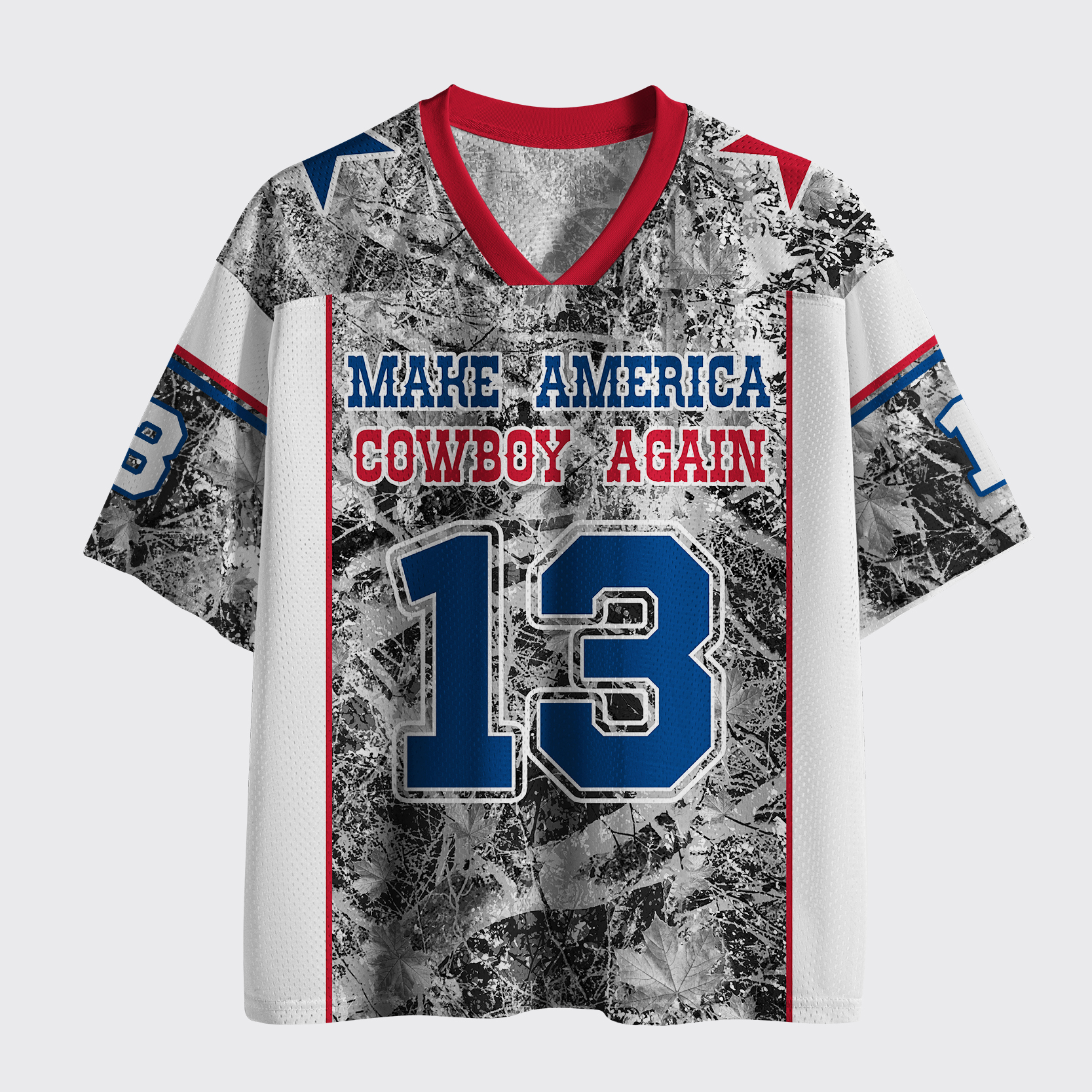 Personalized Retro Cowboy Spirit Mesh Jersey