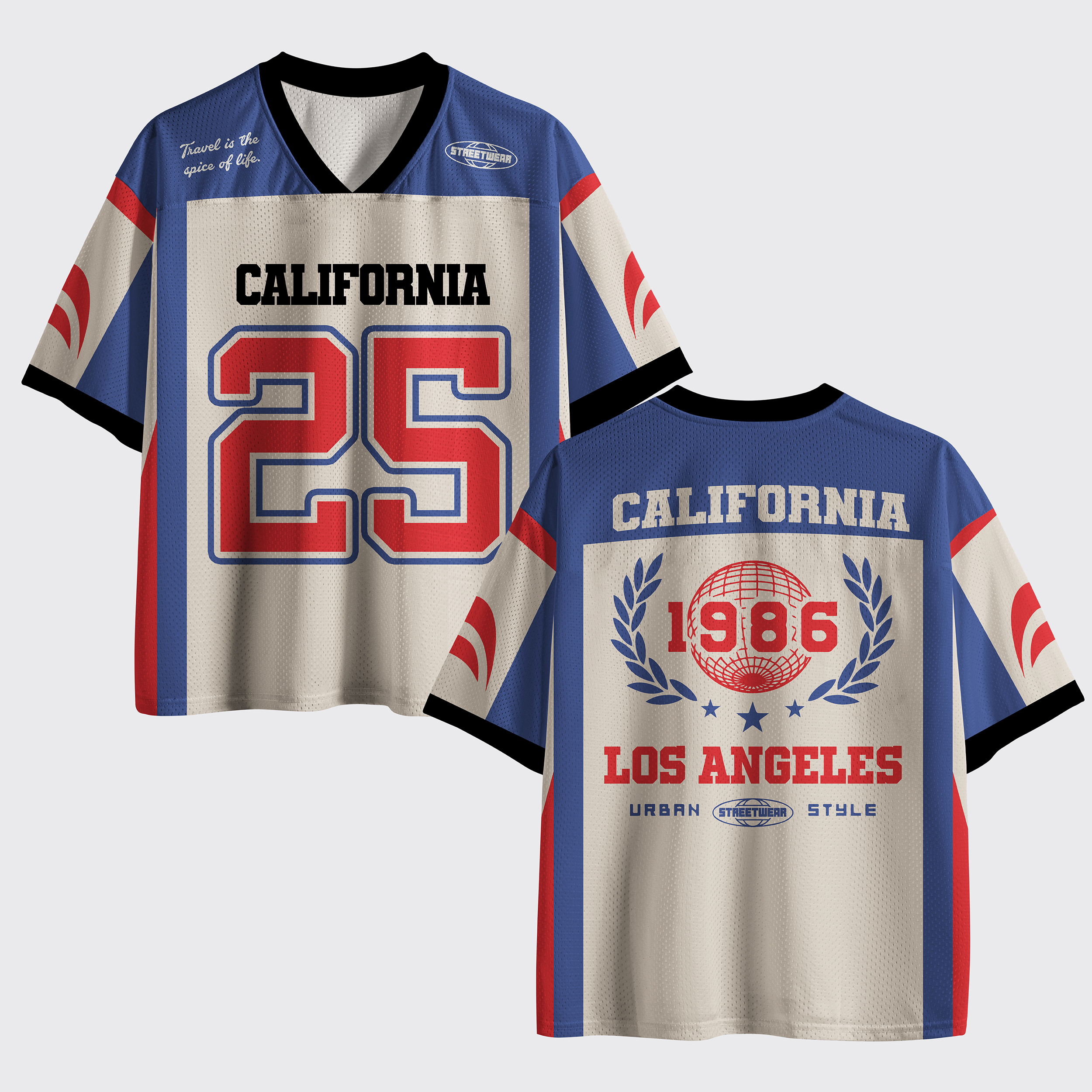 Personalized Urban Street Style Mesh Jersey