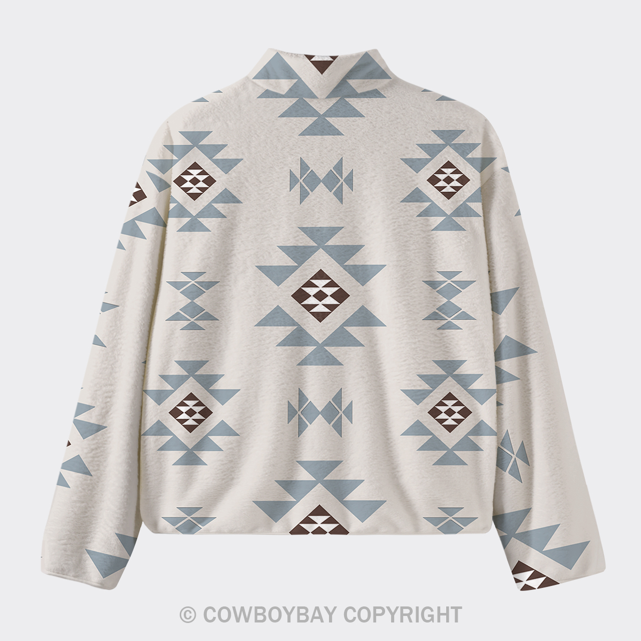 Aztec Pattern Design Fleece Jacket_3