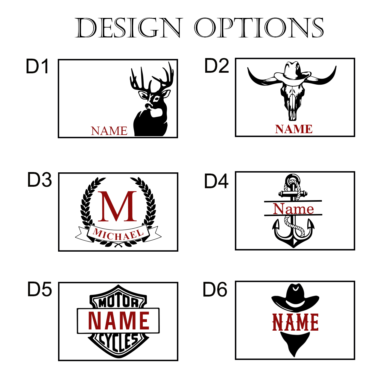 Personalized Vintage Leather Card Bag_3