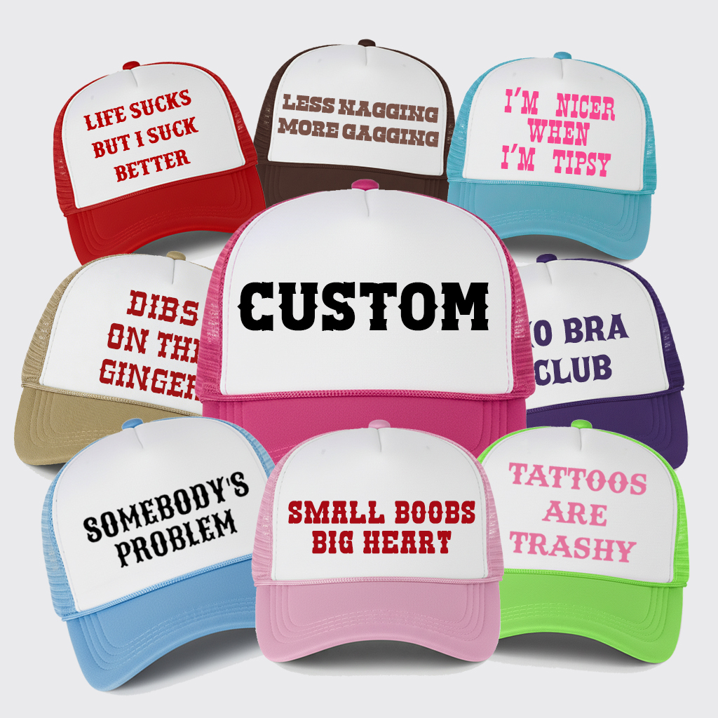 Custom Text Trucker Hat