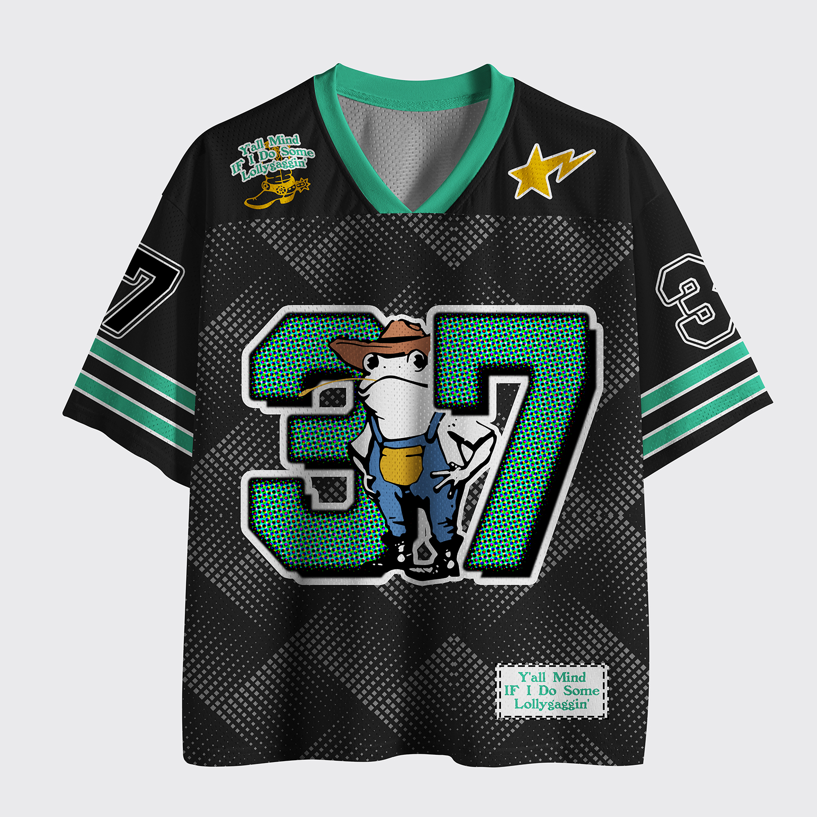 Personalized Y'all Mind If I Do Some Lollygaggin' Mesh Jersey