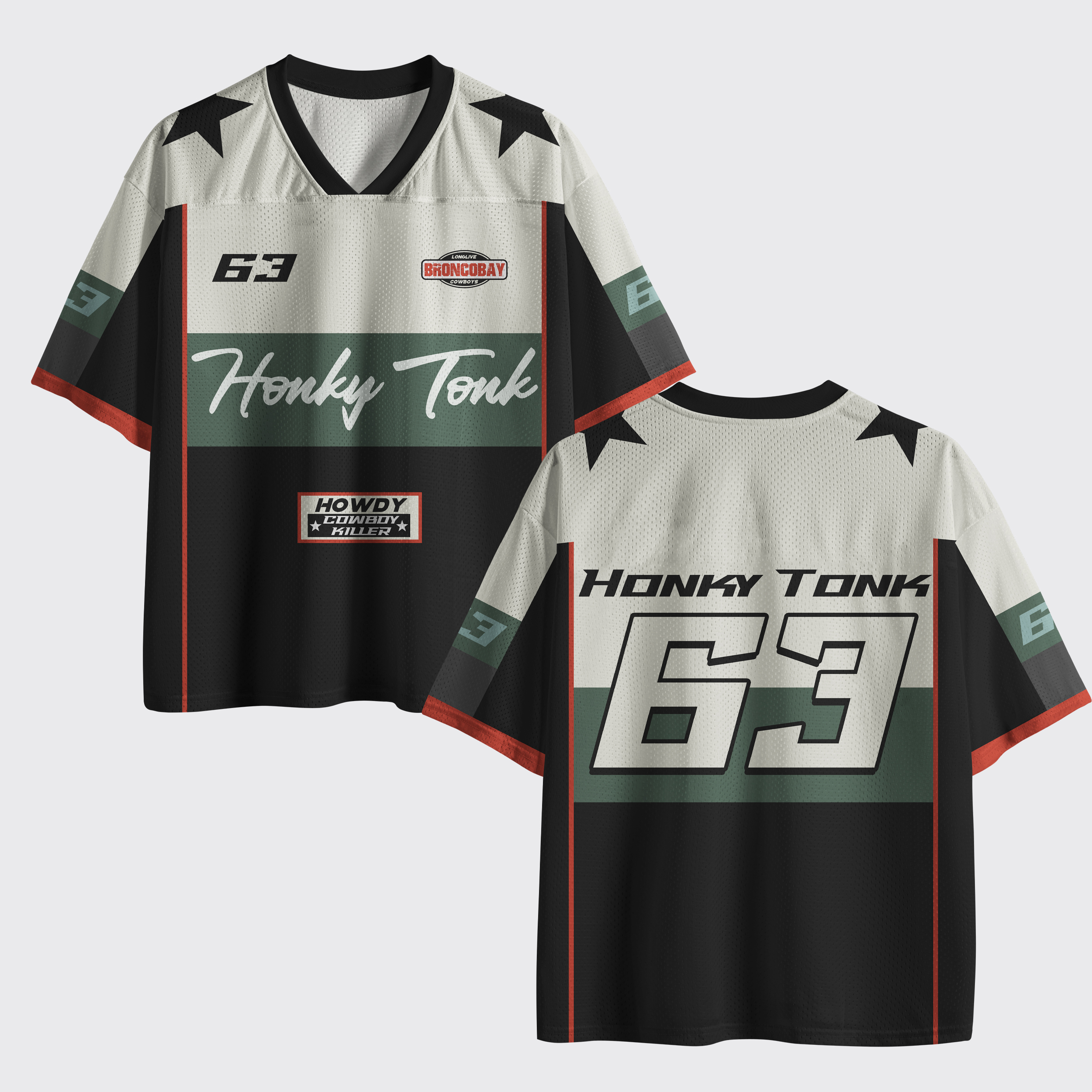Personalized Honey Tonk Mesh Jersey