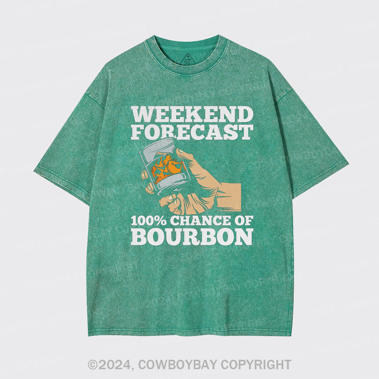 Bourbon Whiskey Garment-dye Tees