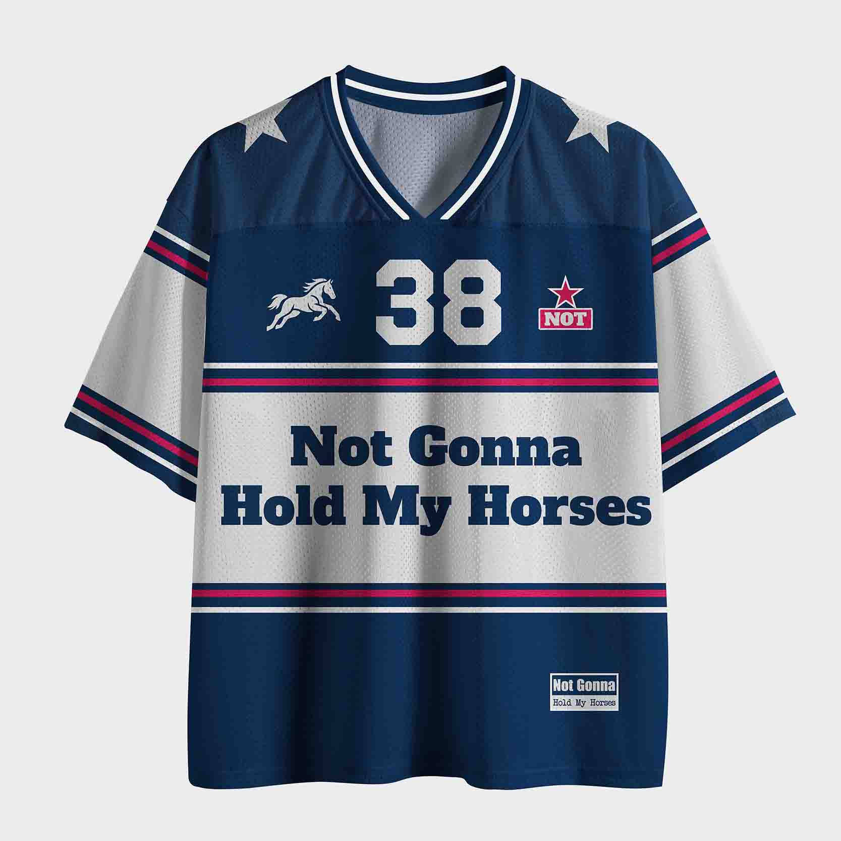 Personalized Not Gonna Hold My Horses Mesh Jersey