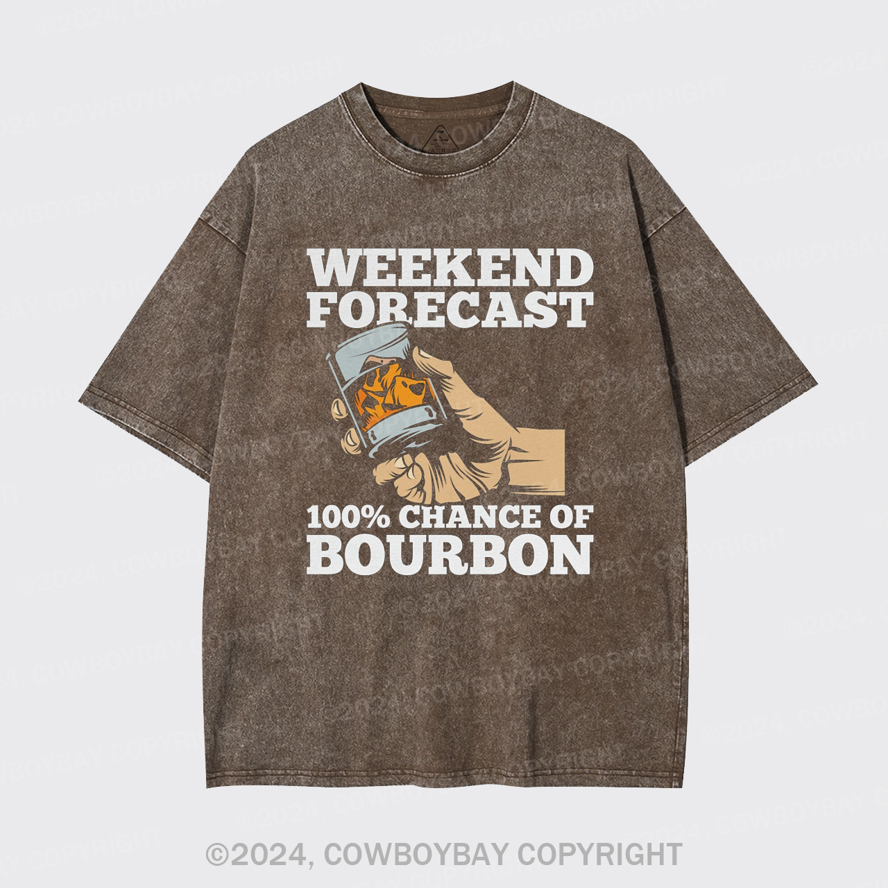 Bourbon Whiskey Garment-dye Tees
