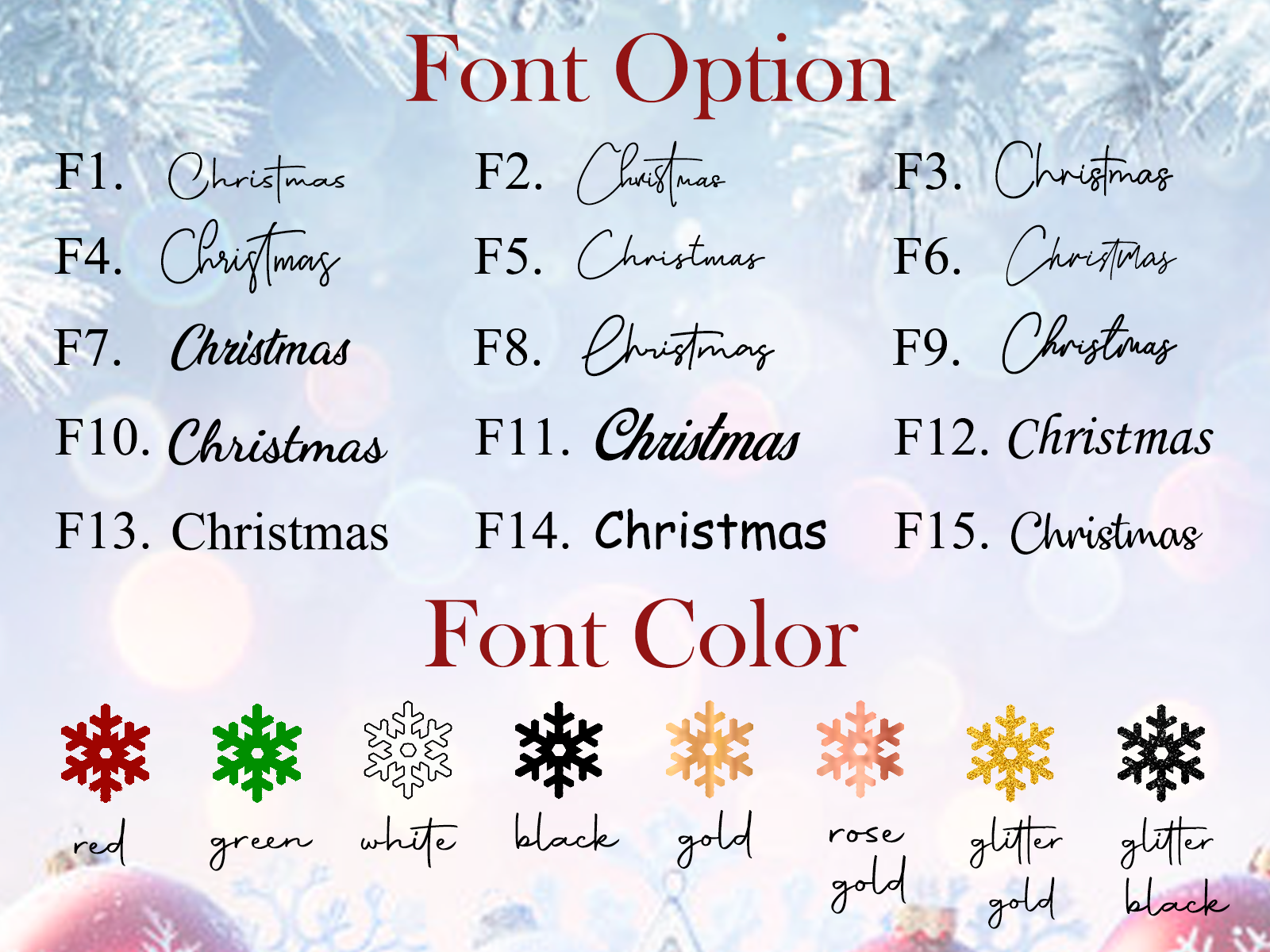 Personalized Name Red Christmas Stockings