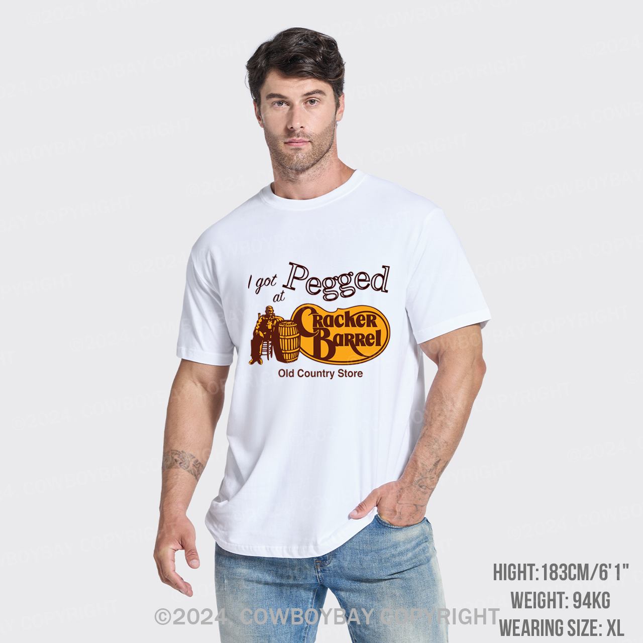 I Got Pegged at Cracker Barrel Old Country Store T-Shirts