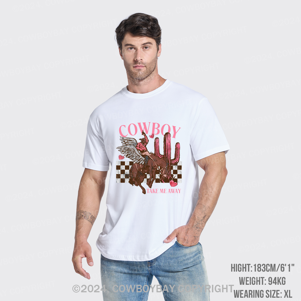 Cowboy Take Me Away Wild West T-Shirts