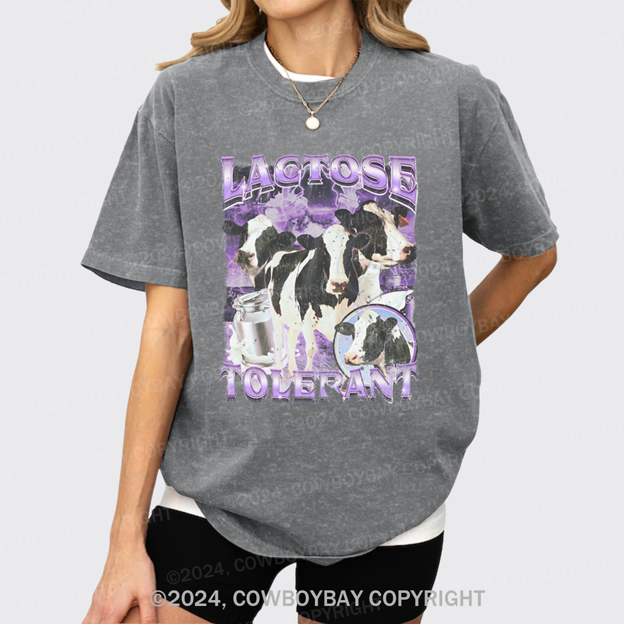 Lactose Tolerant Garment-dye Tees