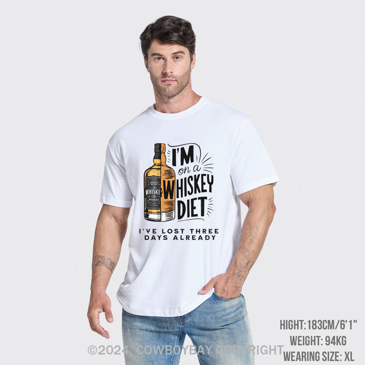 I'm On A Whiskey Diet T-Shirts