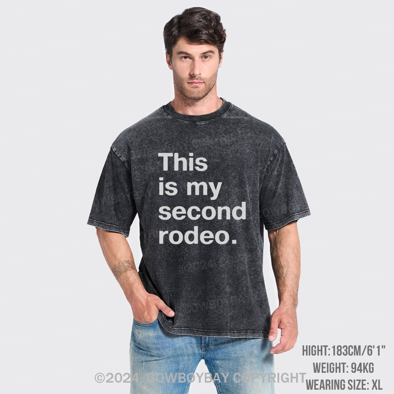 This is My Second Rodeo Garment-dye Tees