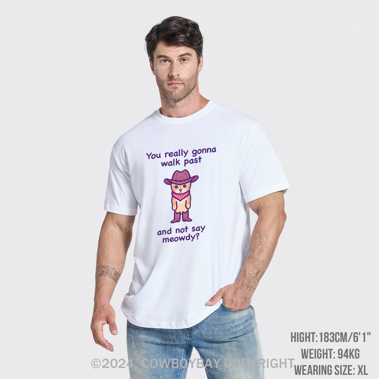 You Really Gonna Walk Past And Not Say Meowdy T-Shirts