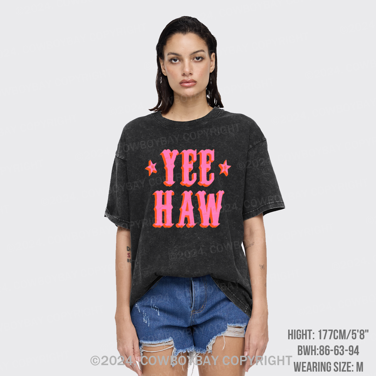 Yee Haw Garment-dye Tees
