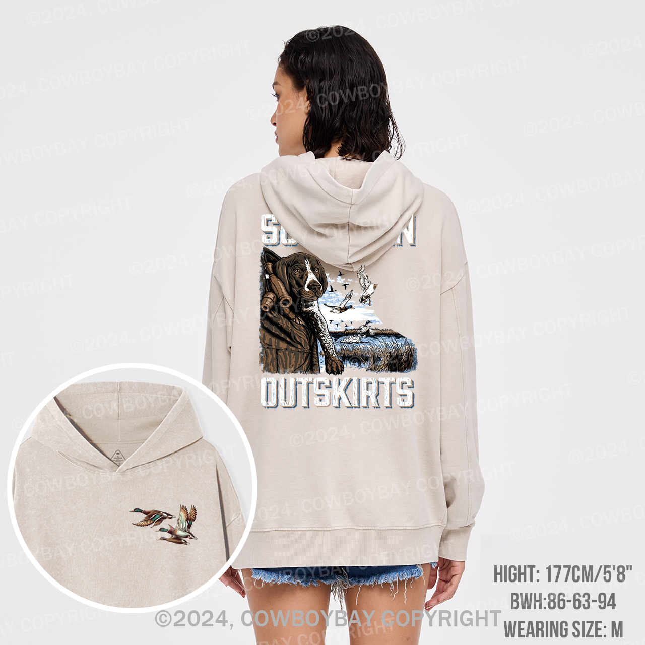 Southern Outskirts Garment-Dye Hoodies