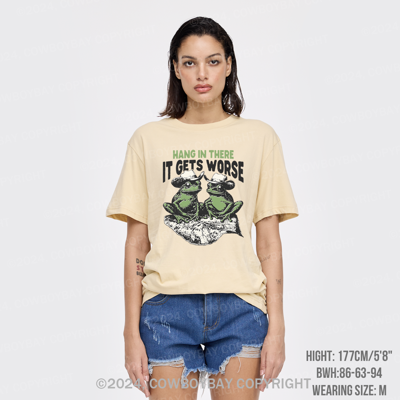 Hang In There It Gets Worse T-Shirts