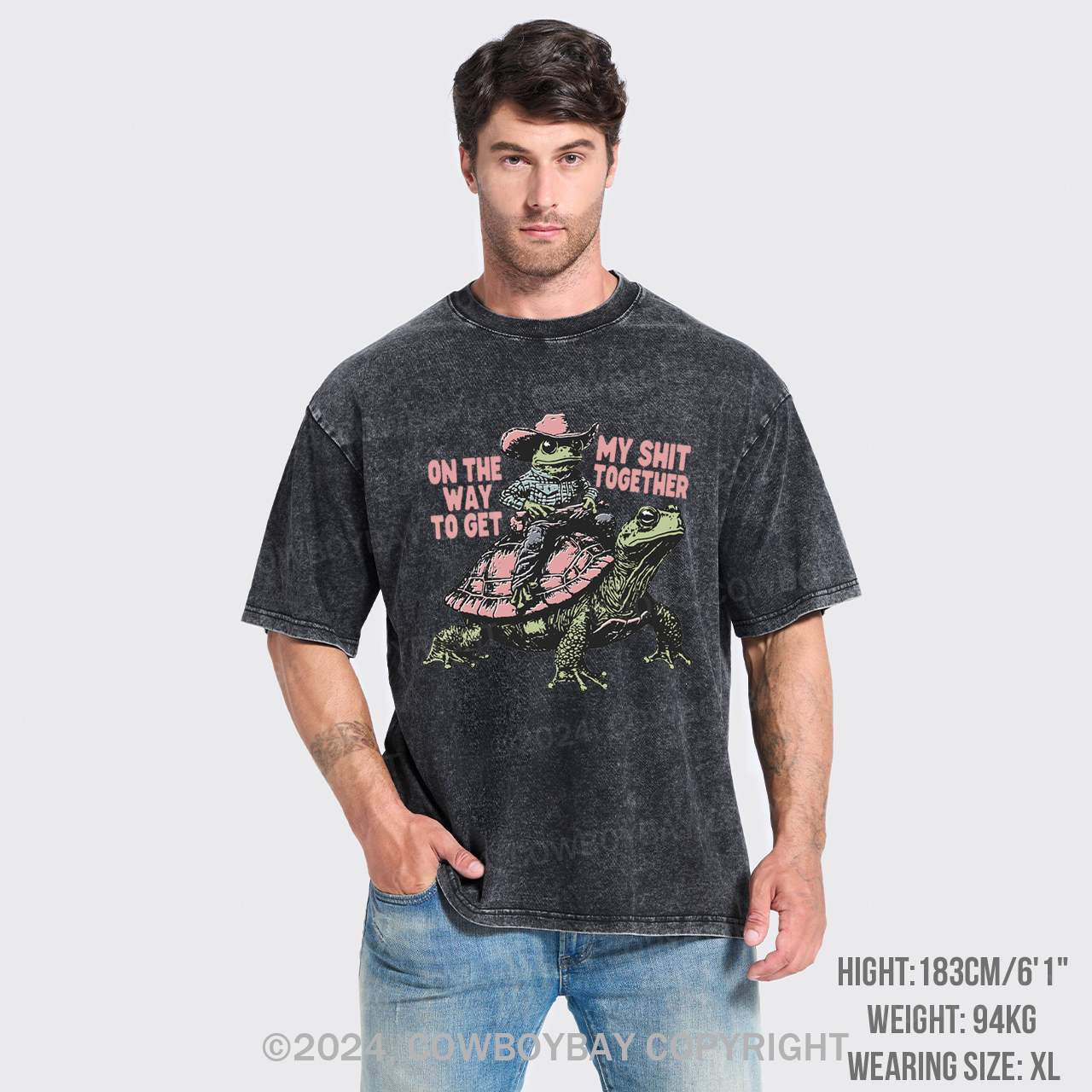 On The Way To Get My Shit Together Garment-dye Tees