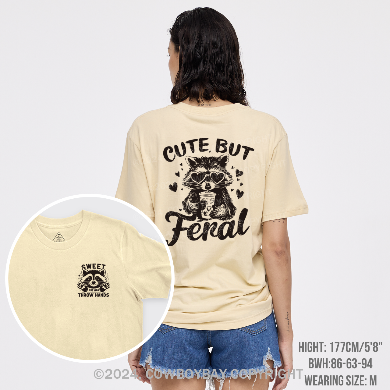 Sweet But Will Throw Hands T-Shirts