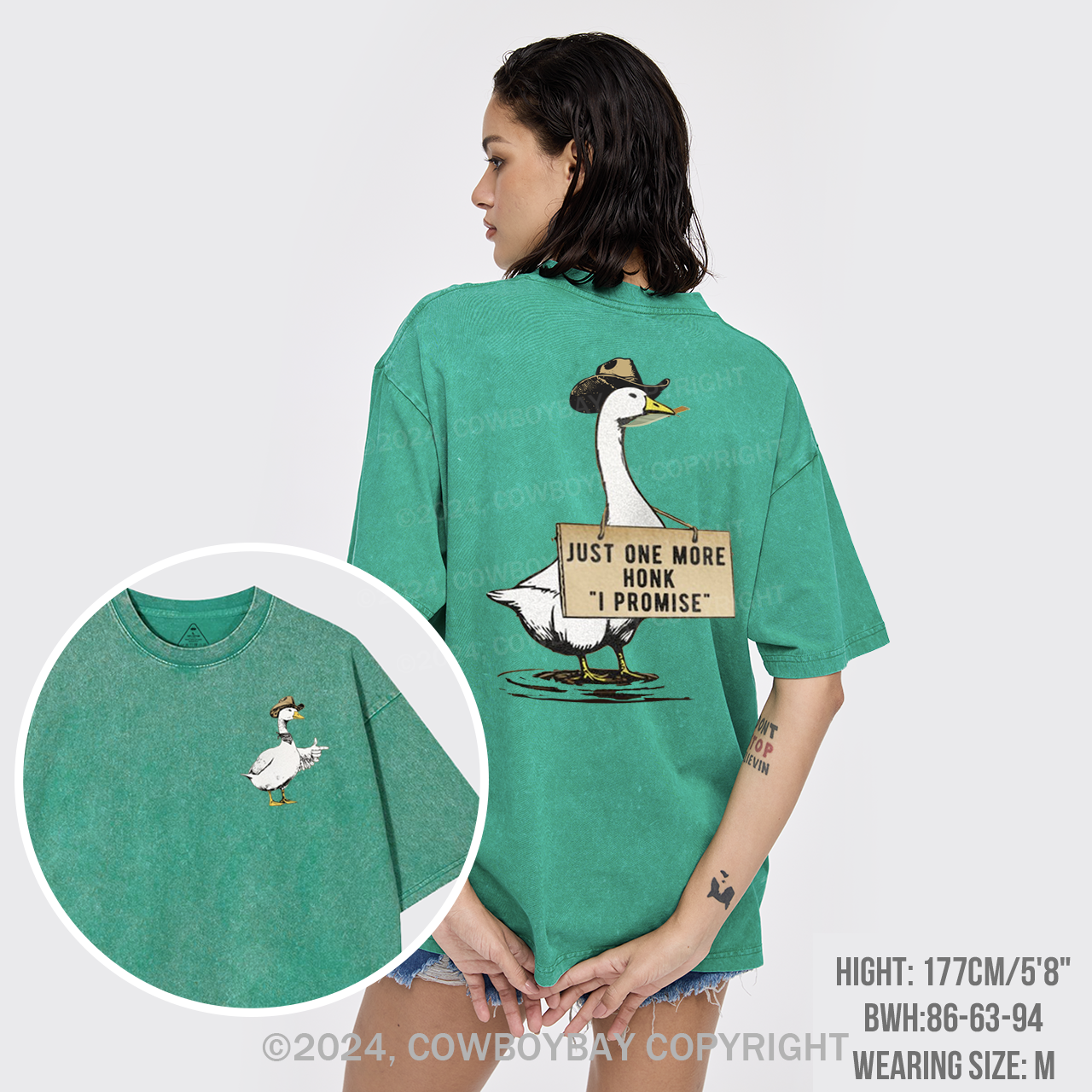 Cowboy Goose Garment-dye Tees