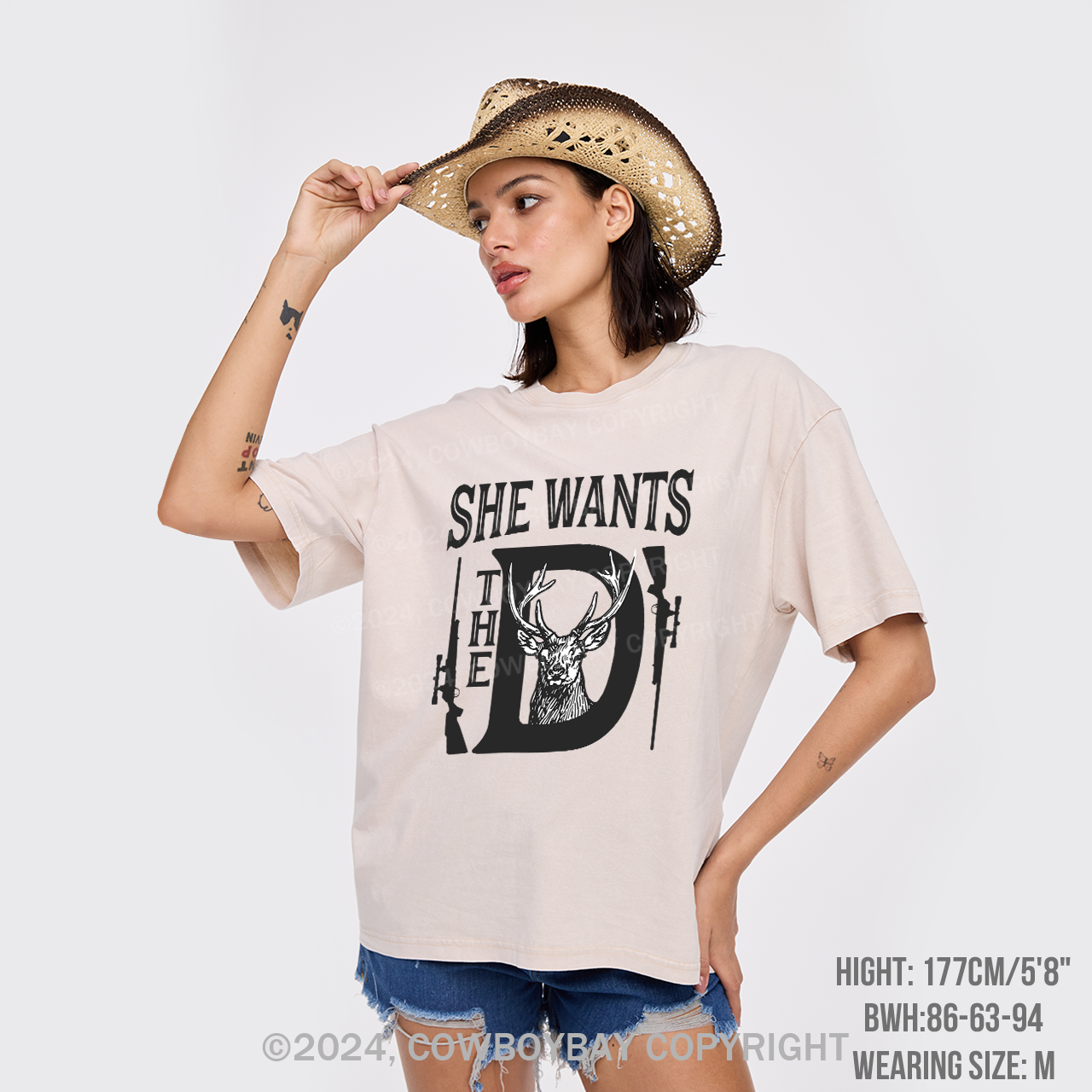 She Wants The D Garment-dye Tees