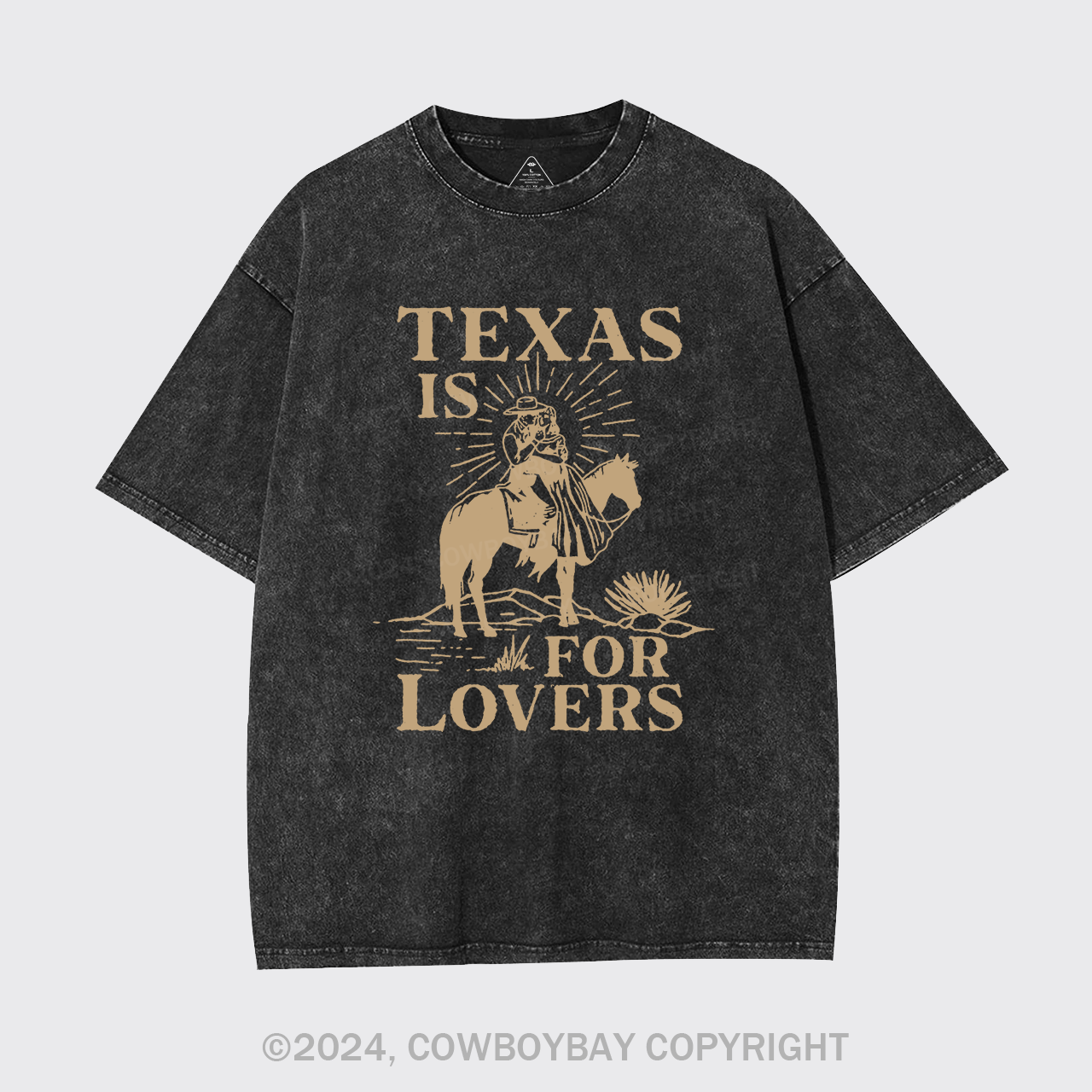 Texas Is For Lovers Giclée Fine Art Garment-dye Tees