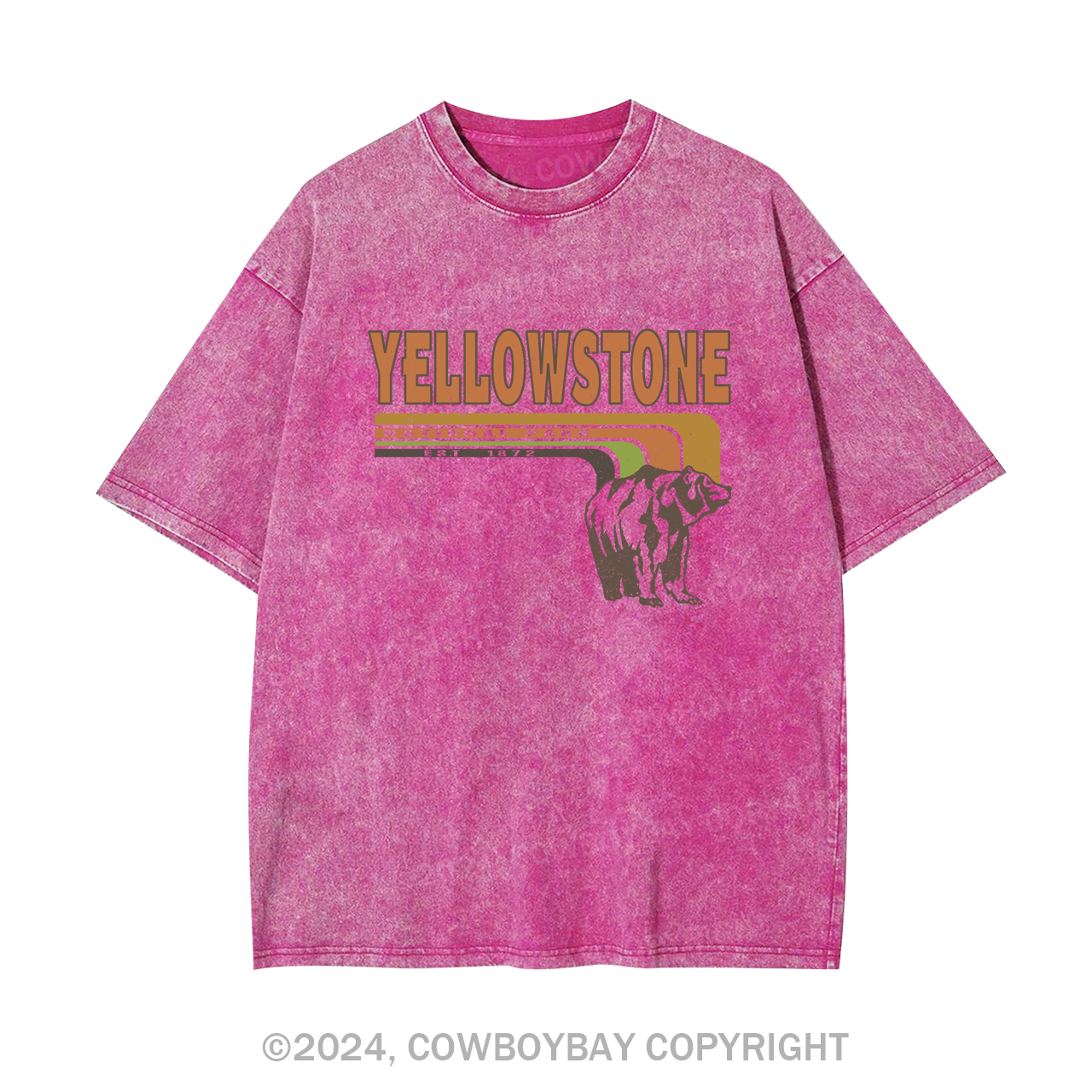 Inspired Yellowstone National Park Garment-dye Tees