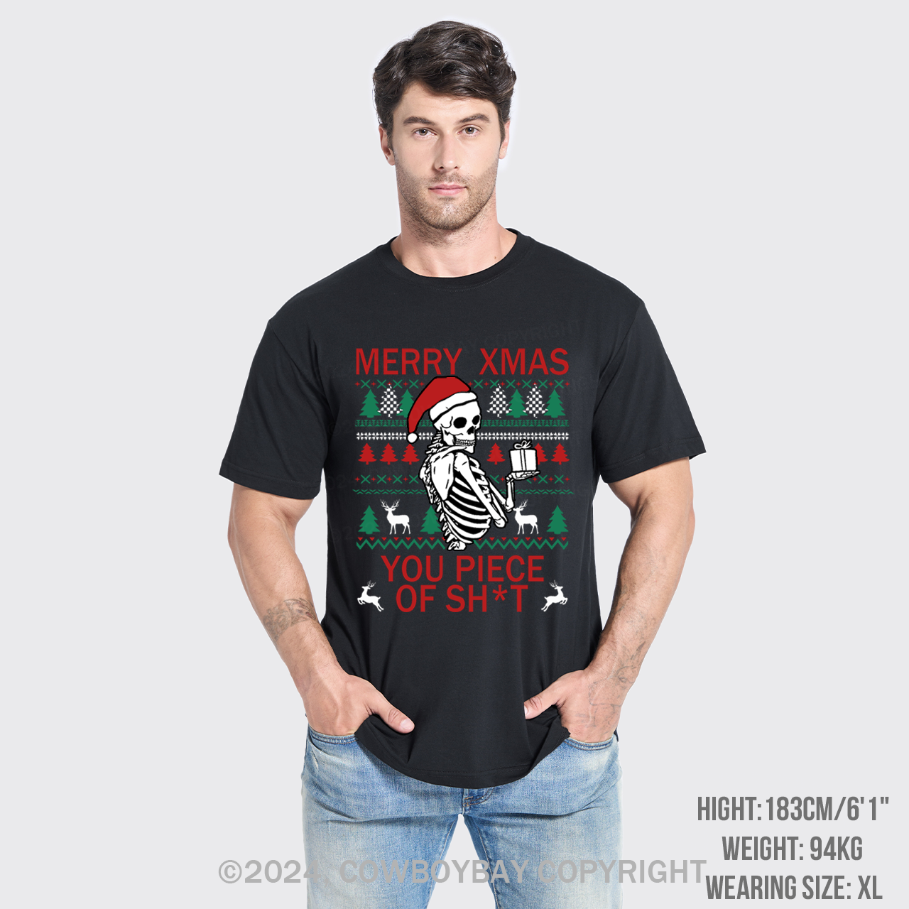 Merry Xmas You Piece Of Sh*t T-Shirts