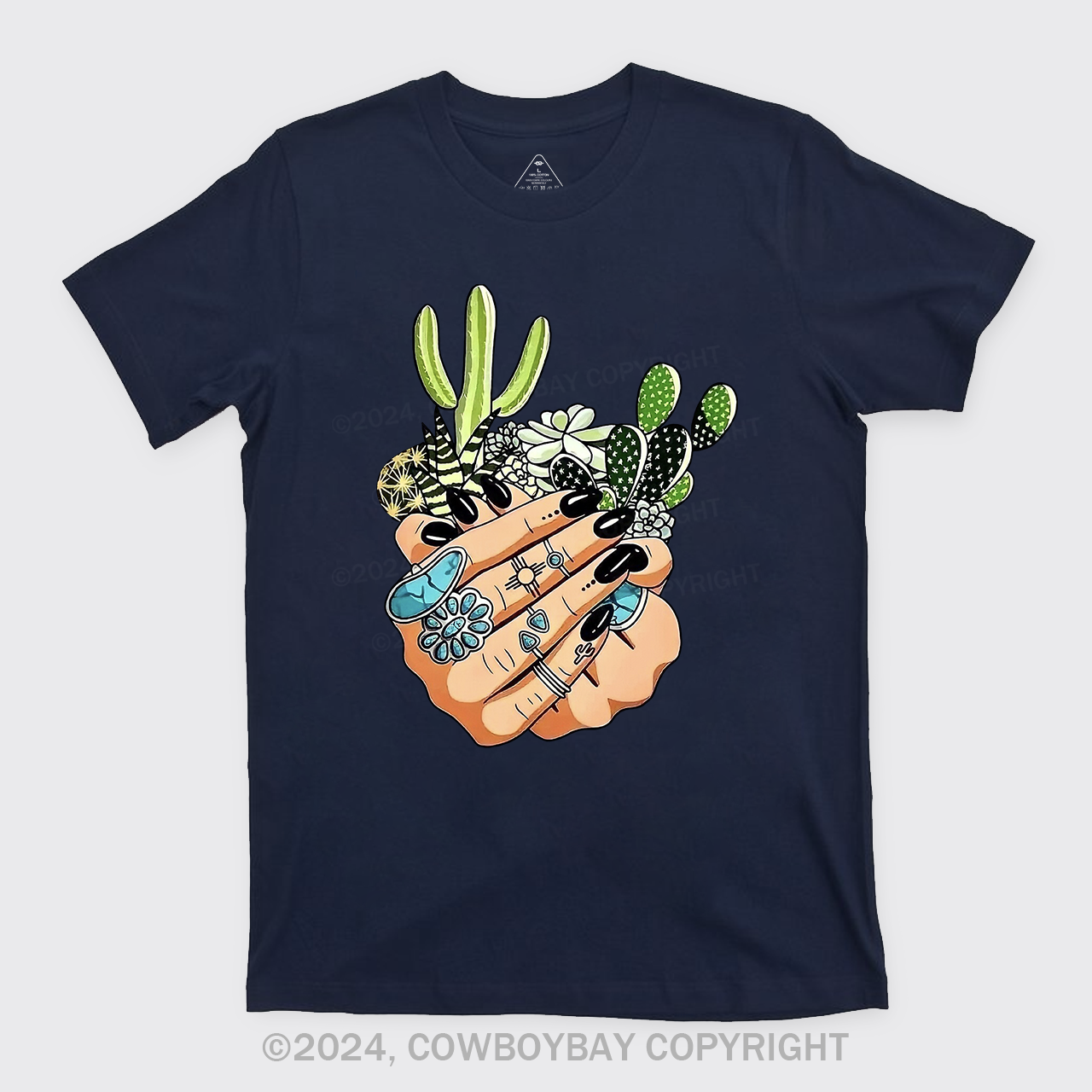 Cactus In My Palm Western Cowboy T-Shirts
