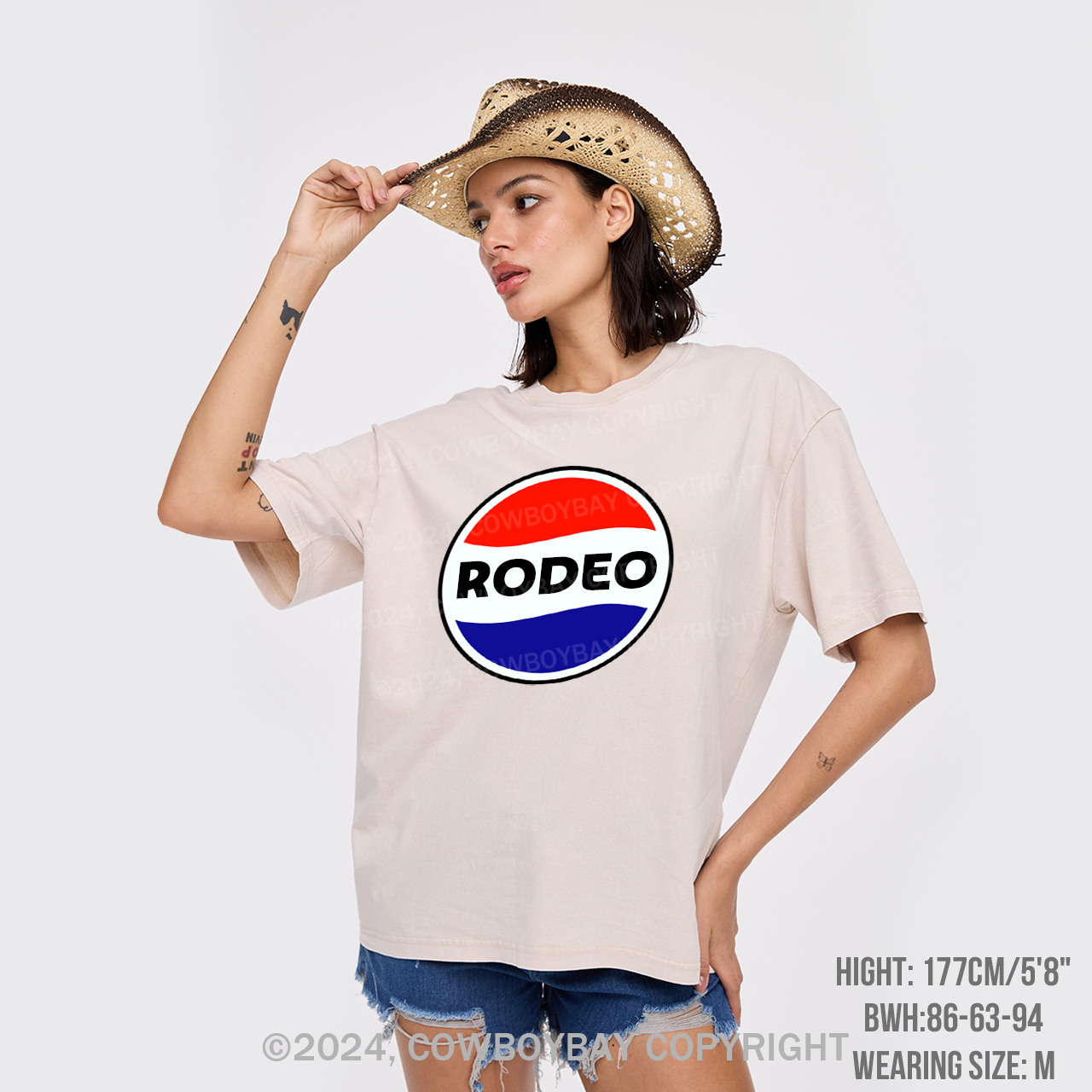 Funny Rodeo Garment-dye Tees