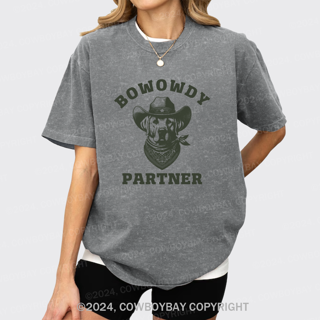 Bow-Wowdy Partner Garment-dye Tees