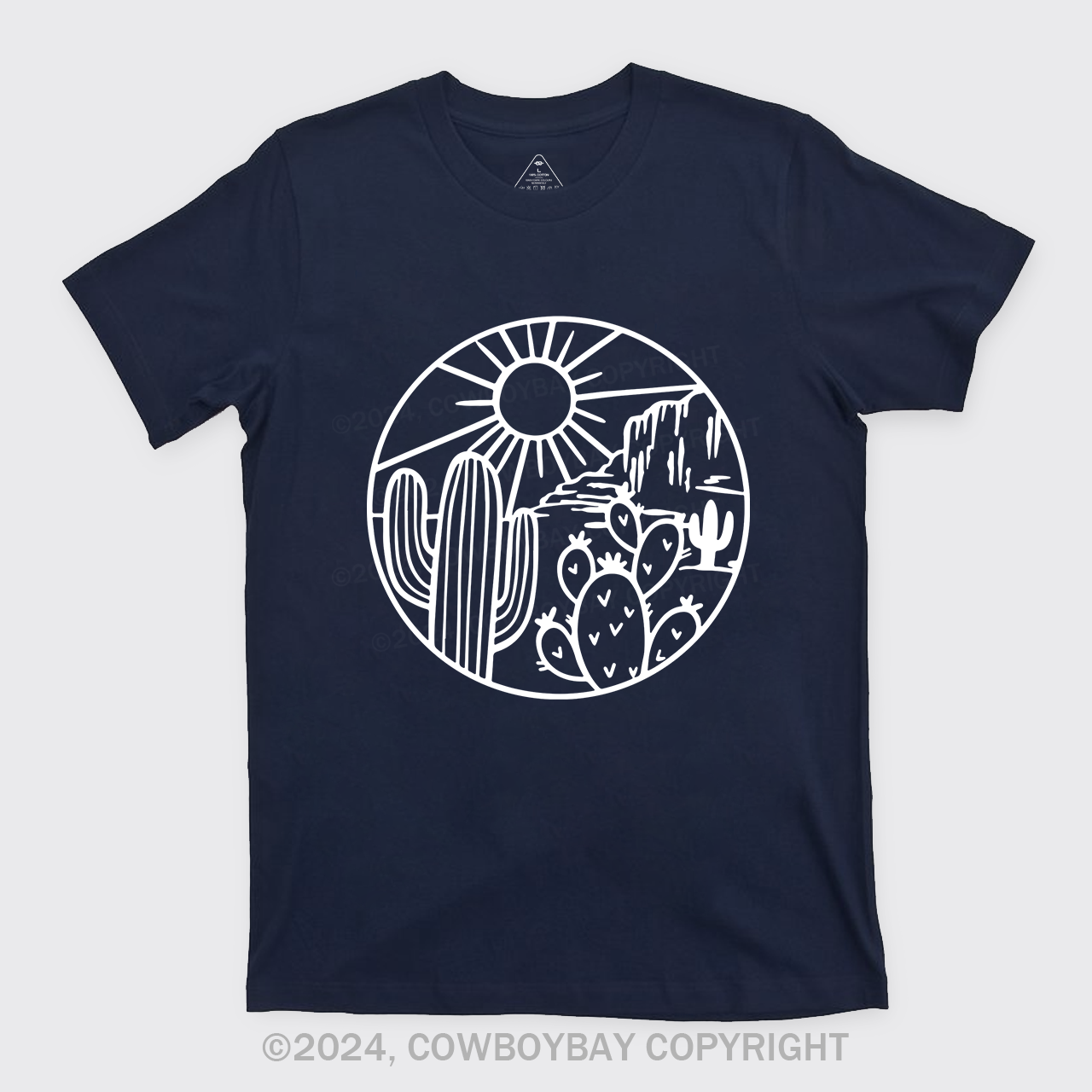 Desert Cactus Adventure Cowboy T-Shirt