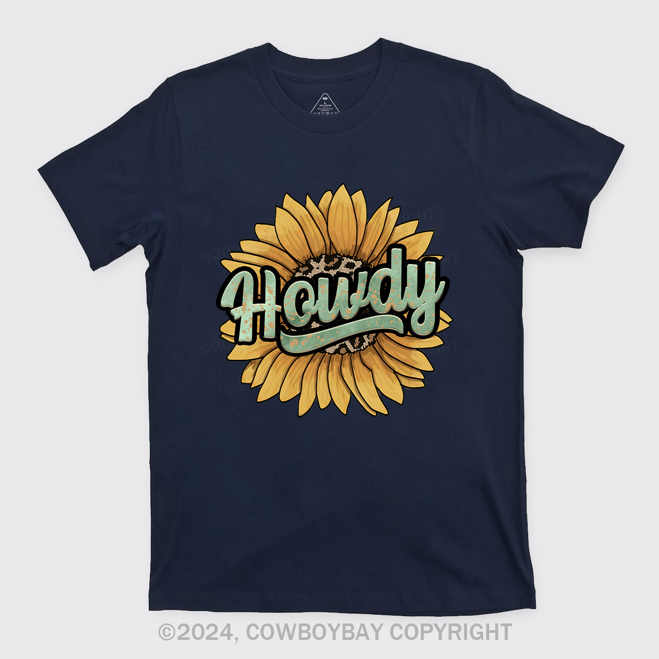 Howdy Sunflower Midwest Tees