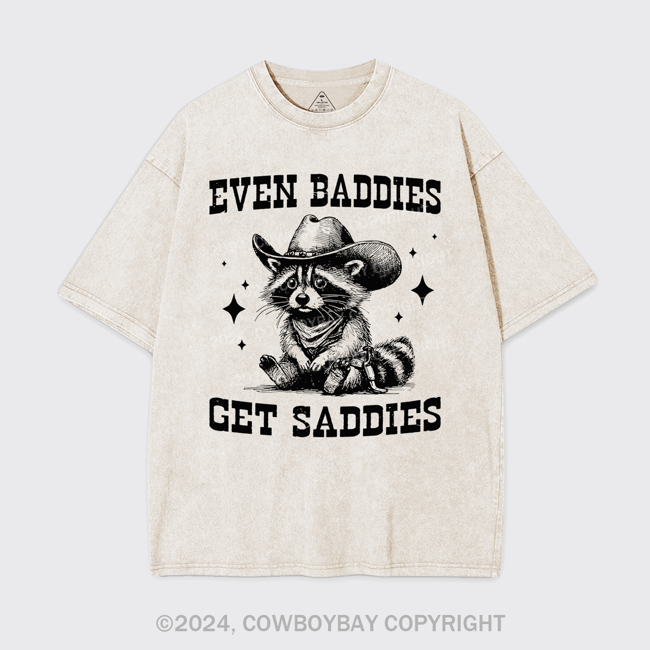 Even Baddies Get Saddies Garment-dye Tees