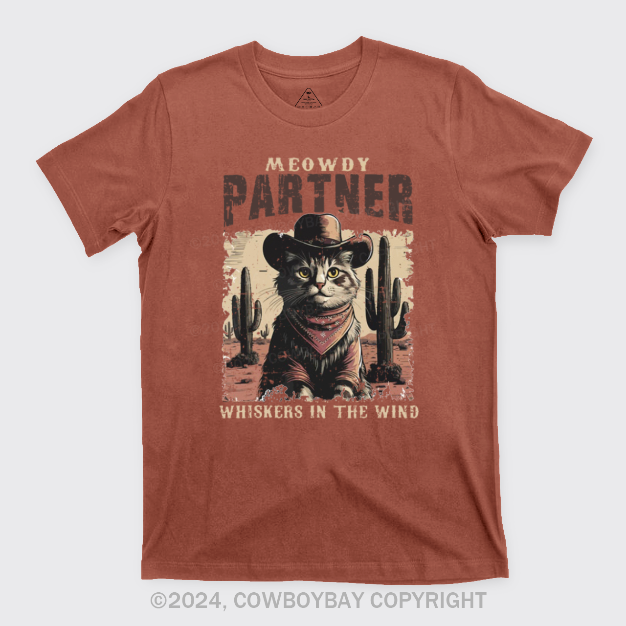 Meowdy Partner Cowboy Cat T-Shirts