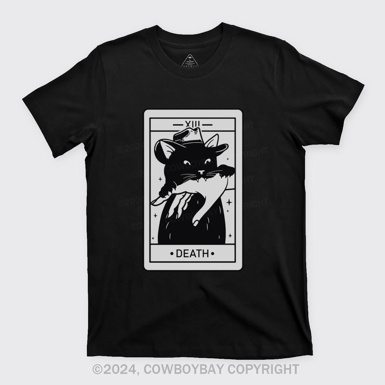 Tarot Death Witchy Cat T-Shirts
