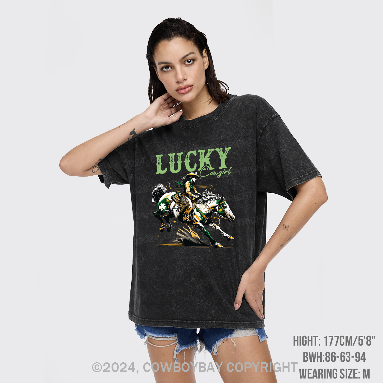Lucky Cowgirl Garment-dye Tees