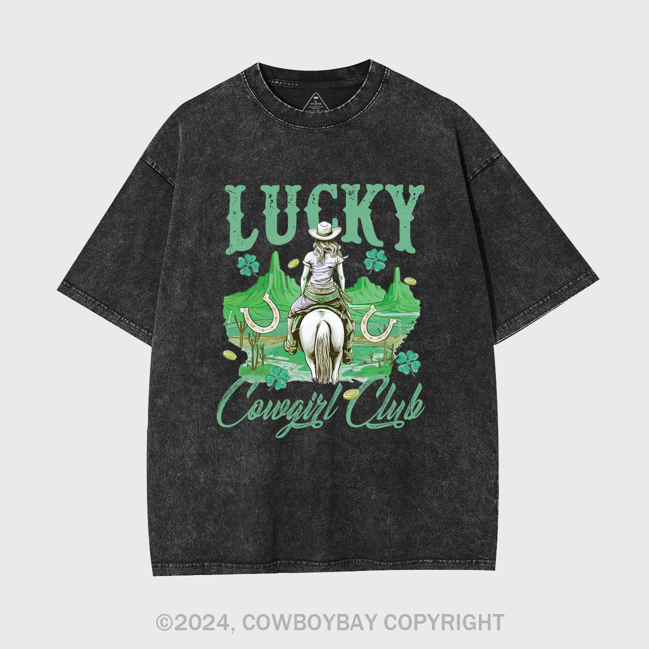 Lucky Cowgirl Club Garment-dye Tees
