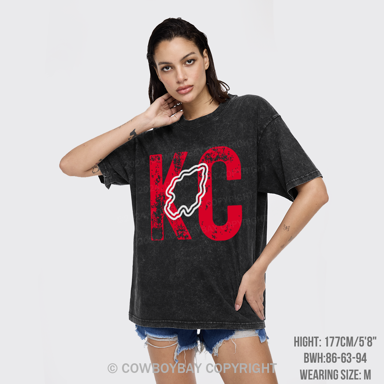 KC Football Garment-dye Tees