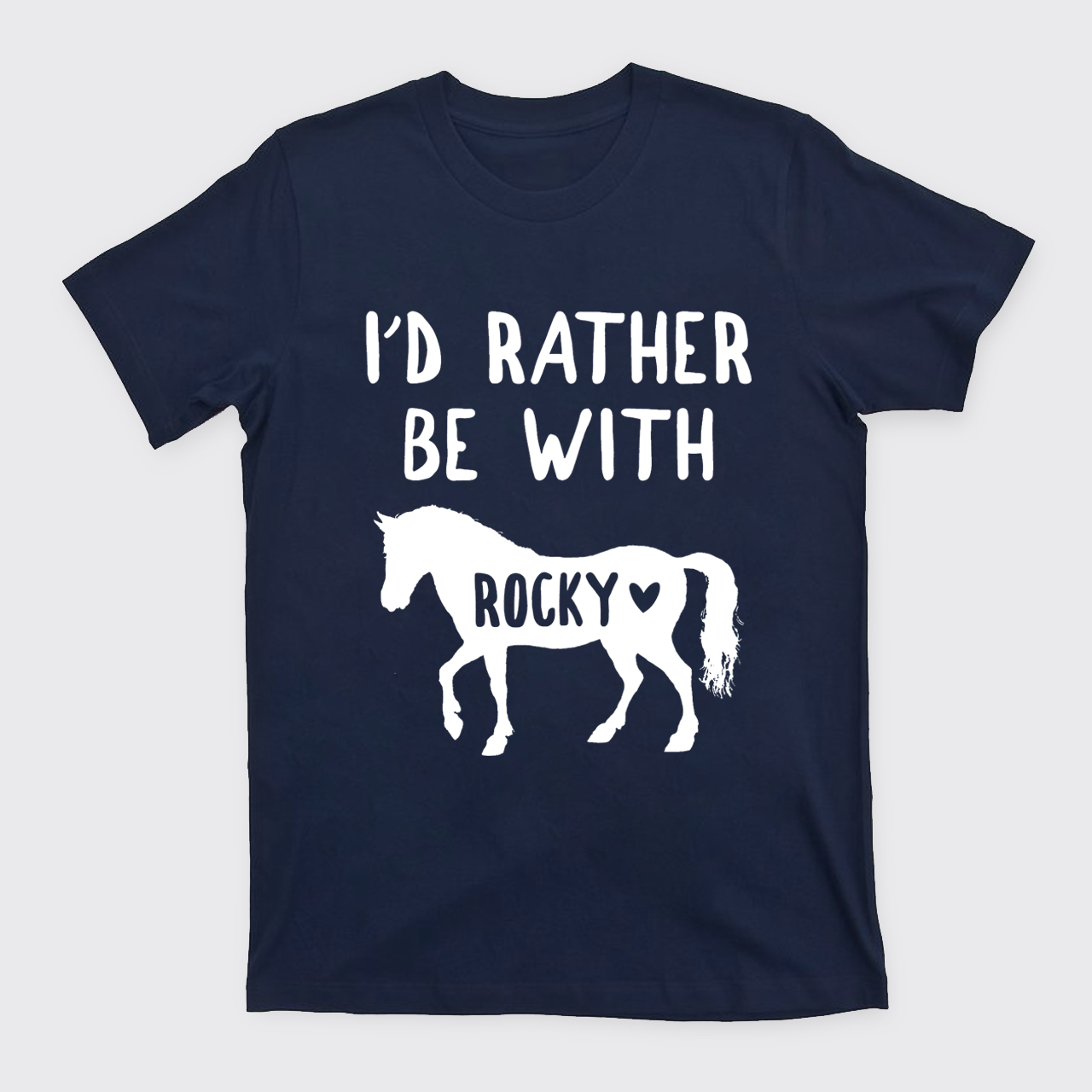 Personalized I'd Rather Be With XXX T-Shirts