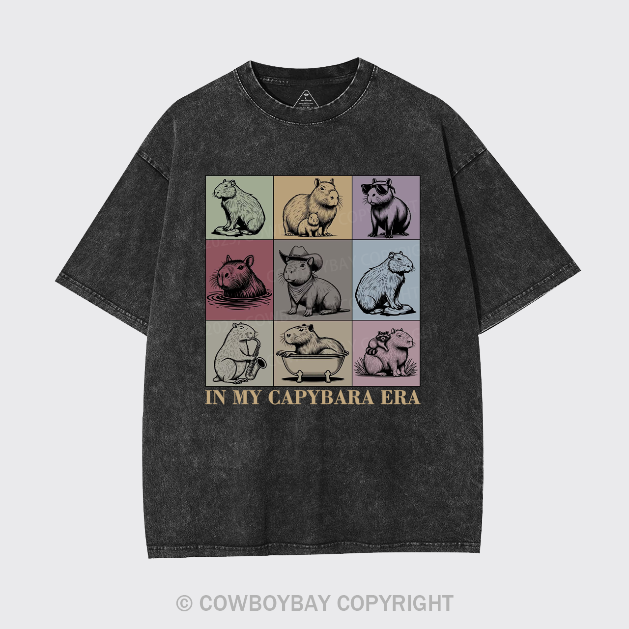 In My Capybara Era Garment-dye Tees