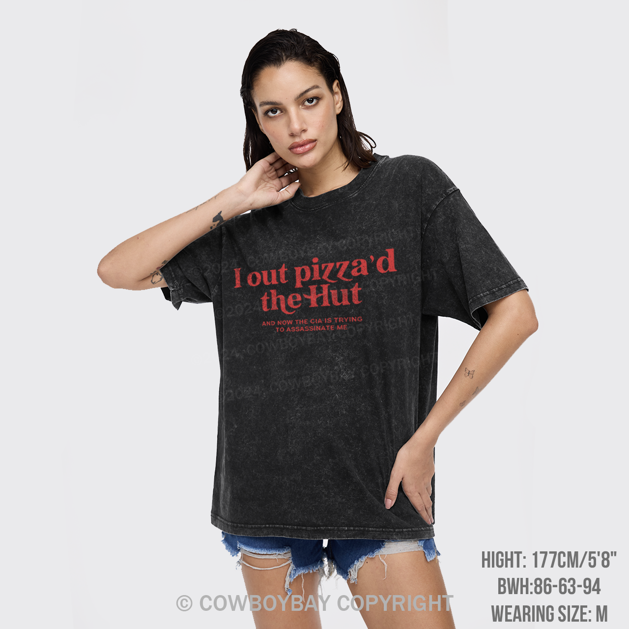 I Out Pizza'd The Hut Garment-dye Tees