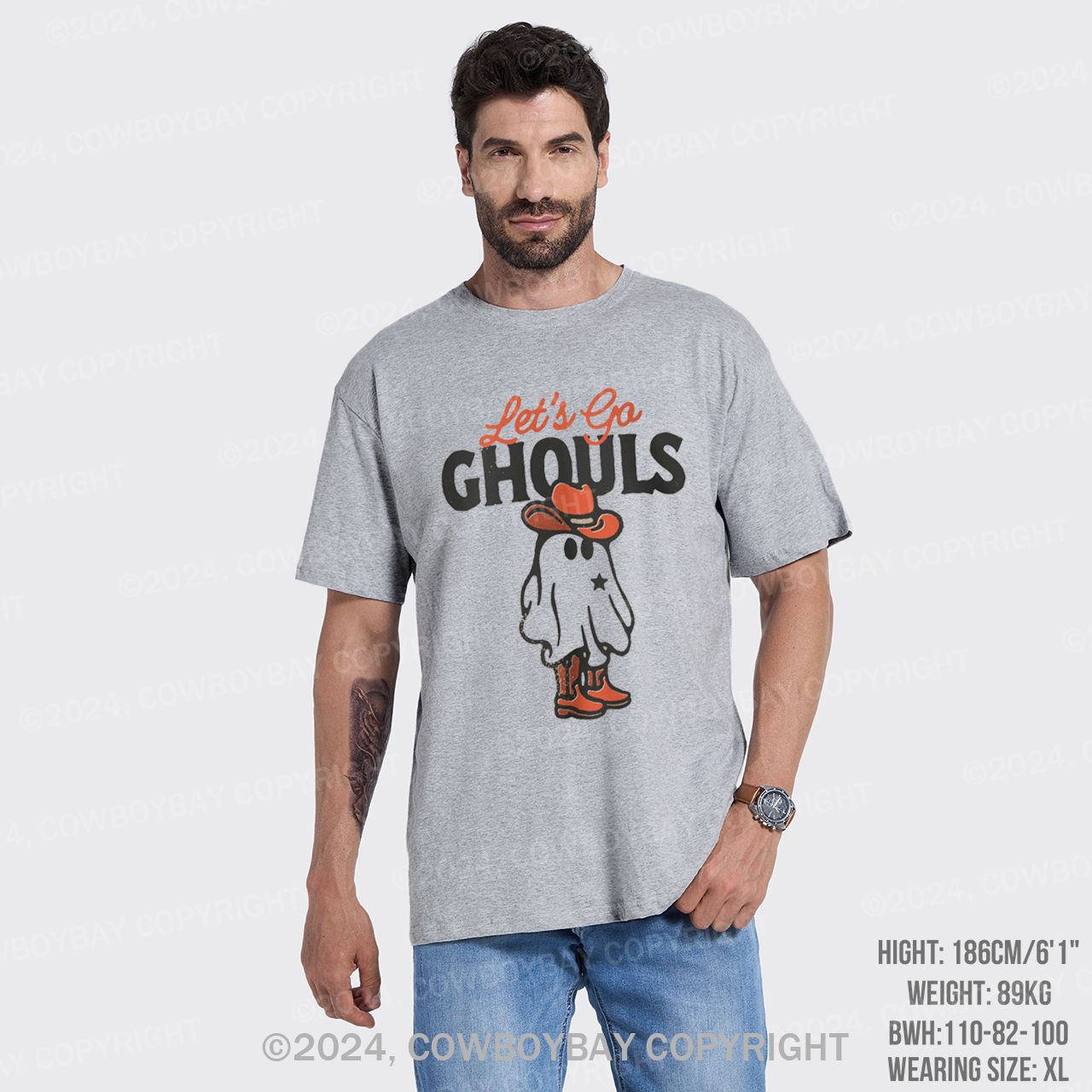 Let's Go Ghouls Crewneck T-Shirts