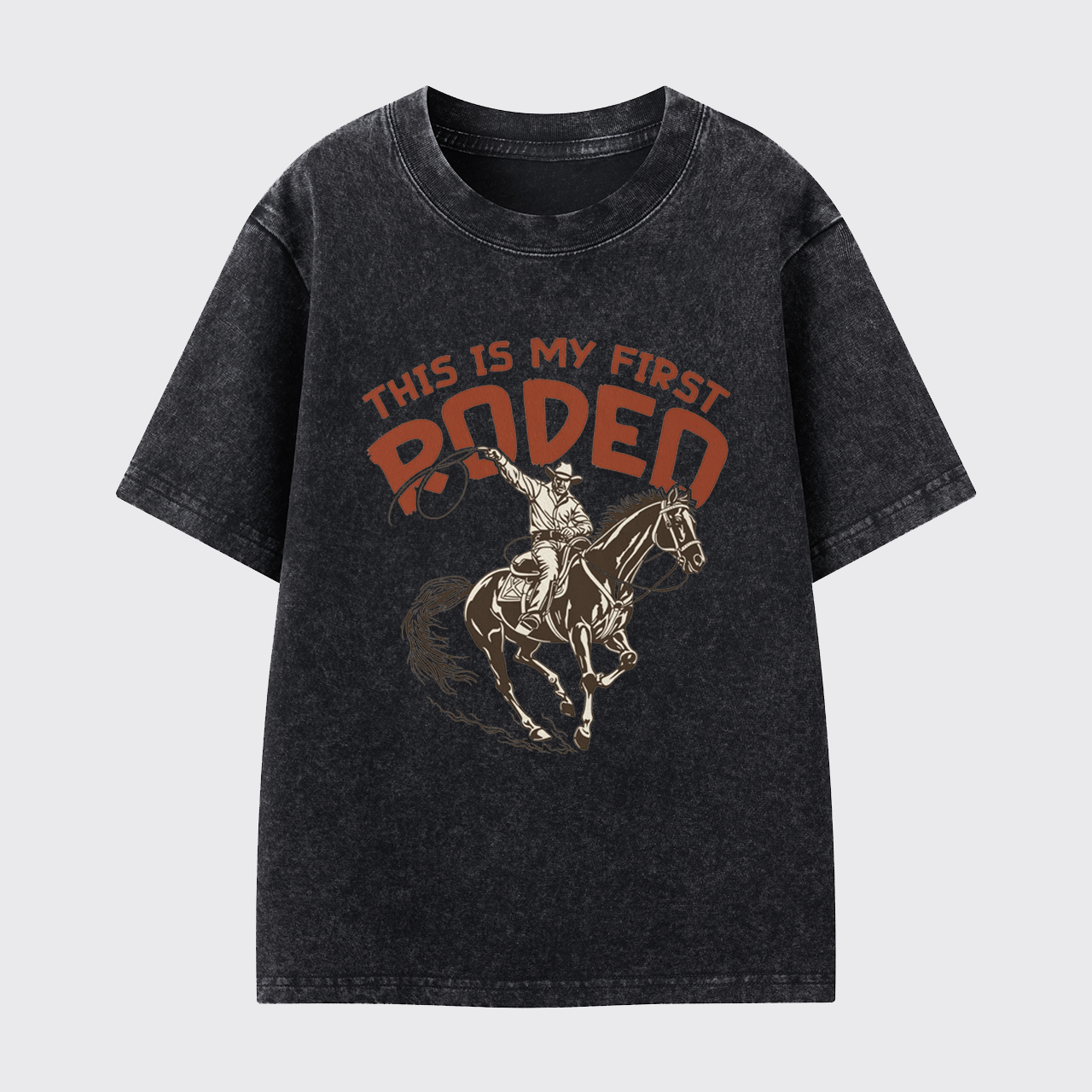 This Is My First Rodeo Washed Toddler T-shirt