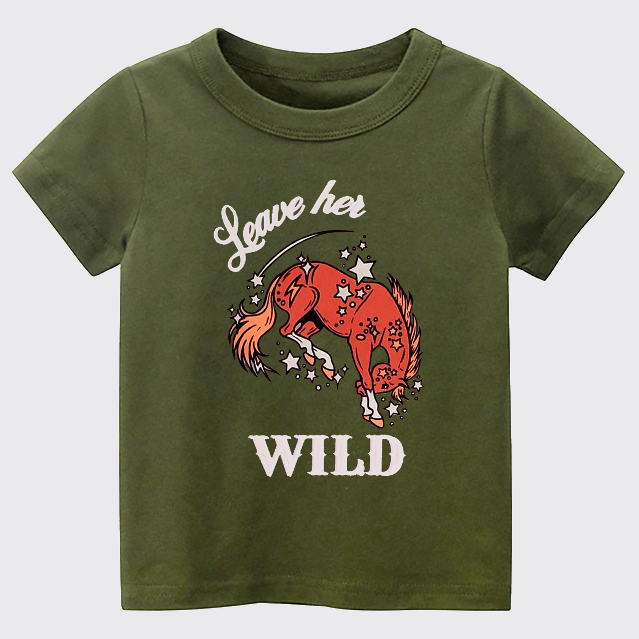Leave Her Wild Kids T-shirt
