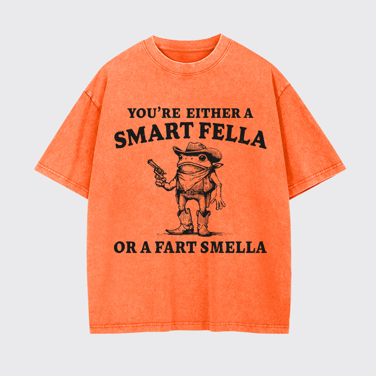 You're Either A Smart Or A Fart Smella Garment-dye Tees
