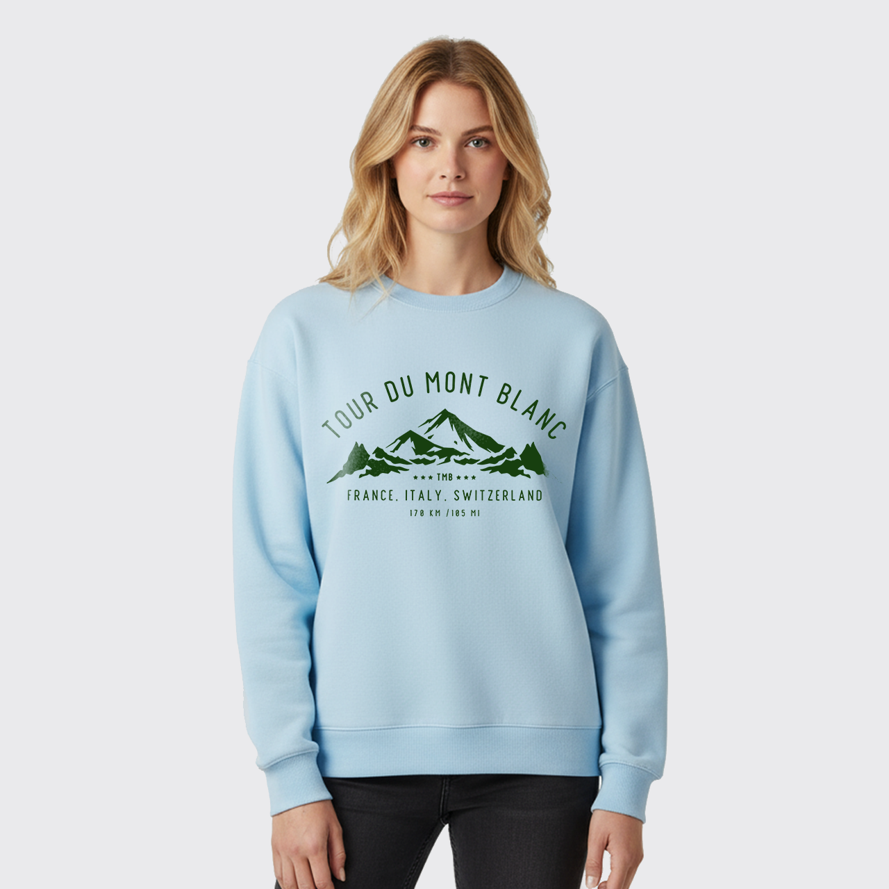 Tour Du Mont Blanc Fleece Sweatshirt
