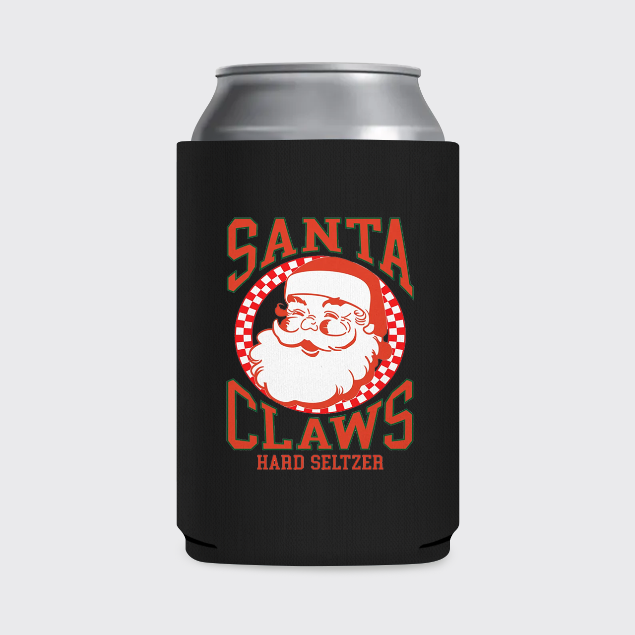 Santa Claws Christmas Koozie