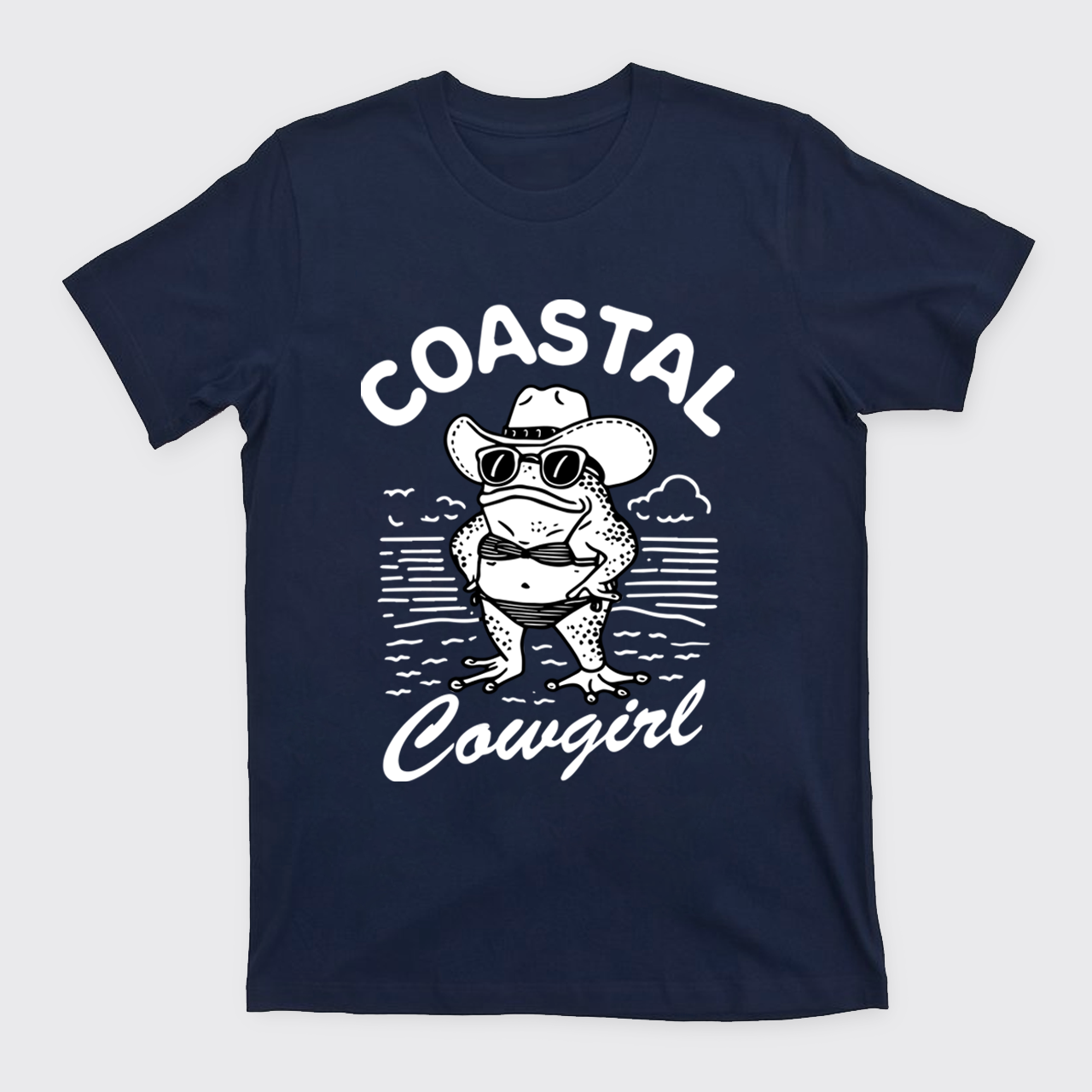 Funny Frog-Coastal Cowgirl T-Shirts